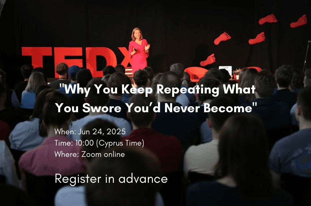 online workshop, why you keep repeating what you swore you´d never become, Andrea Shaprut-Beil, Mindsetshift, subconscious work